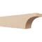 Ekena Millwork 6in. W x 8in. H x 32in. L Huntington Woodgrain TimberThane Rafter Tail, Primed Tan RFTUR06X08X32HUNRCPR - alternate 1